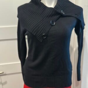 MICHAEL Michael Kors Black Cowl Neck Sweater